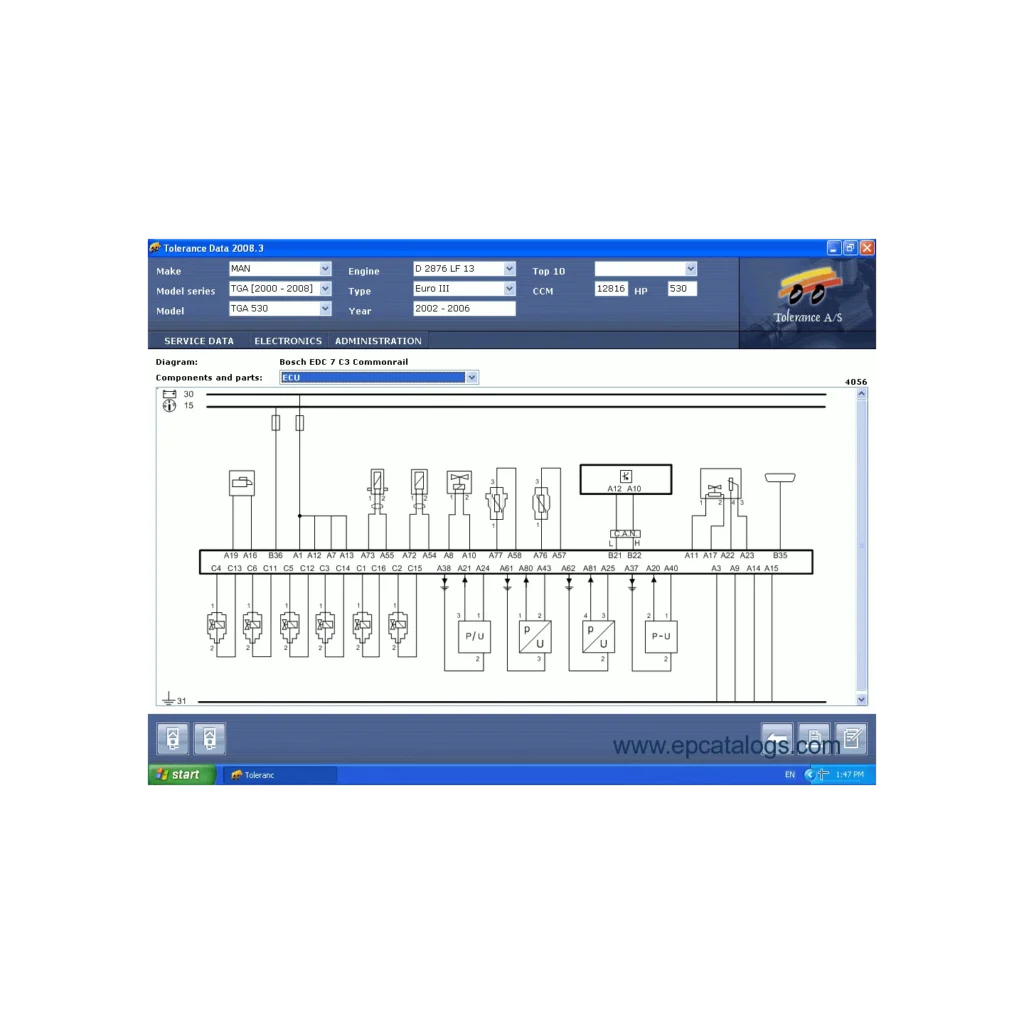 Tolerance Data 2009.2 Esquemas eléctricos